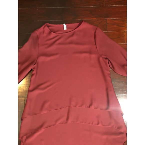 OC Order Plus High Low Blouse High Low Hemline - Picture 4 of 7